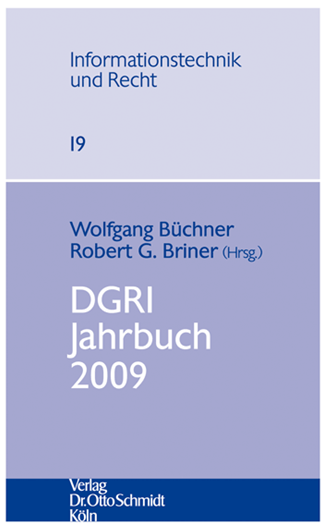 Abbildung: DGRI Jahrbuch 2009