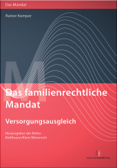 Abbildung: Das familienrechtliche Mandat - Versorgungsausgleich