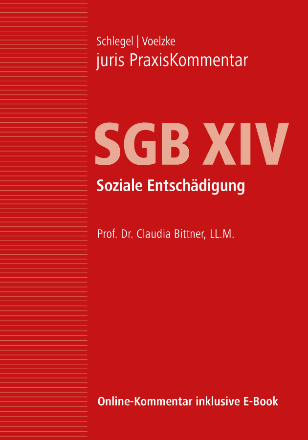 Abbildung: juris PraxisKommentar SGB XIV - Soziale Entschädigung (Teilkommentierung)